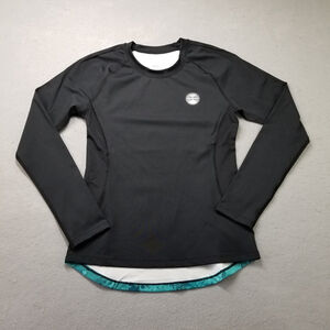 Girls With Guns Shirt Womens Size Small Black Base Layer Stretch Active Athletic